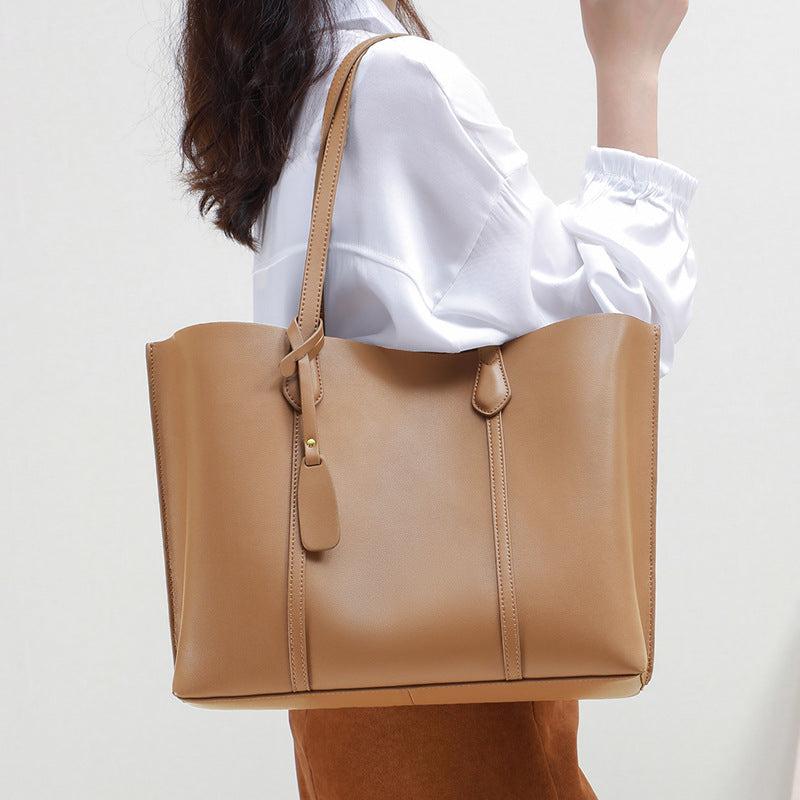 Women's Tote Bag in apricot (logo) - product photo 6