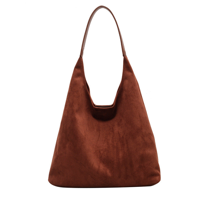 Women's Corduroy Tote Bag in brown - product photo 6