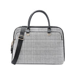 Women's Bag in black and white grid - product photo 2