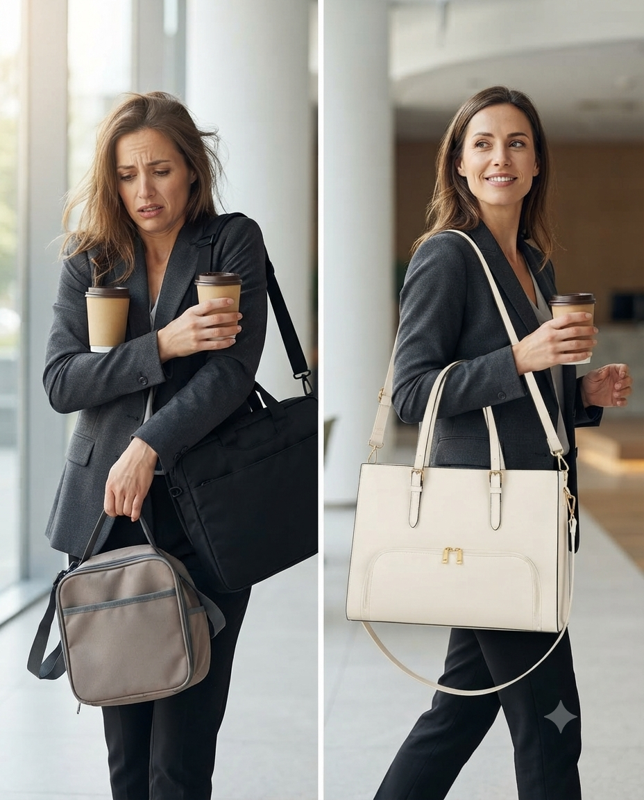 nouva Day Tote — The Work Bag That Eats Your Lunch (Literally)