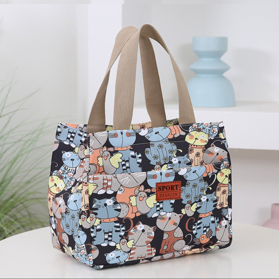 Women's Bag in black bear bento style - product photo 9