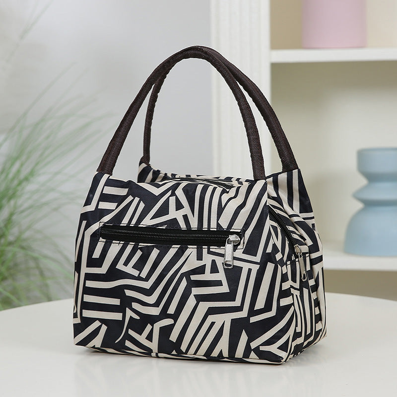 Women's Bag in geometric stripes - product photo 1