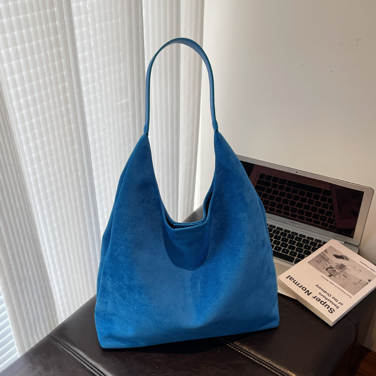 Women's Corduroy Tote Bag in brown - product photo 14