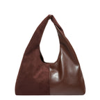 Women's Suede Shoulder Bag in black - product photo 5