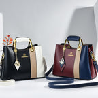 Women's Bucket Bag in white with blue - product photo 1