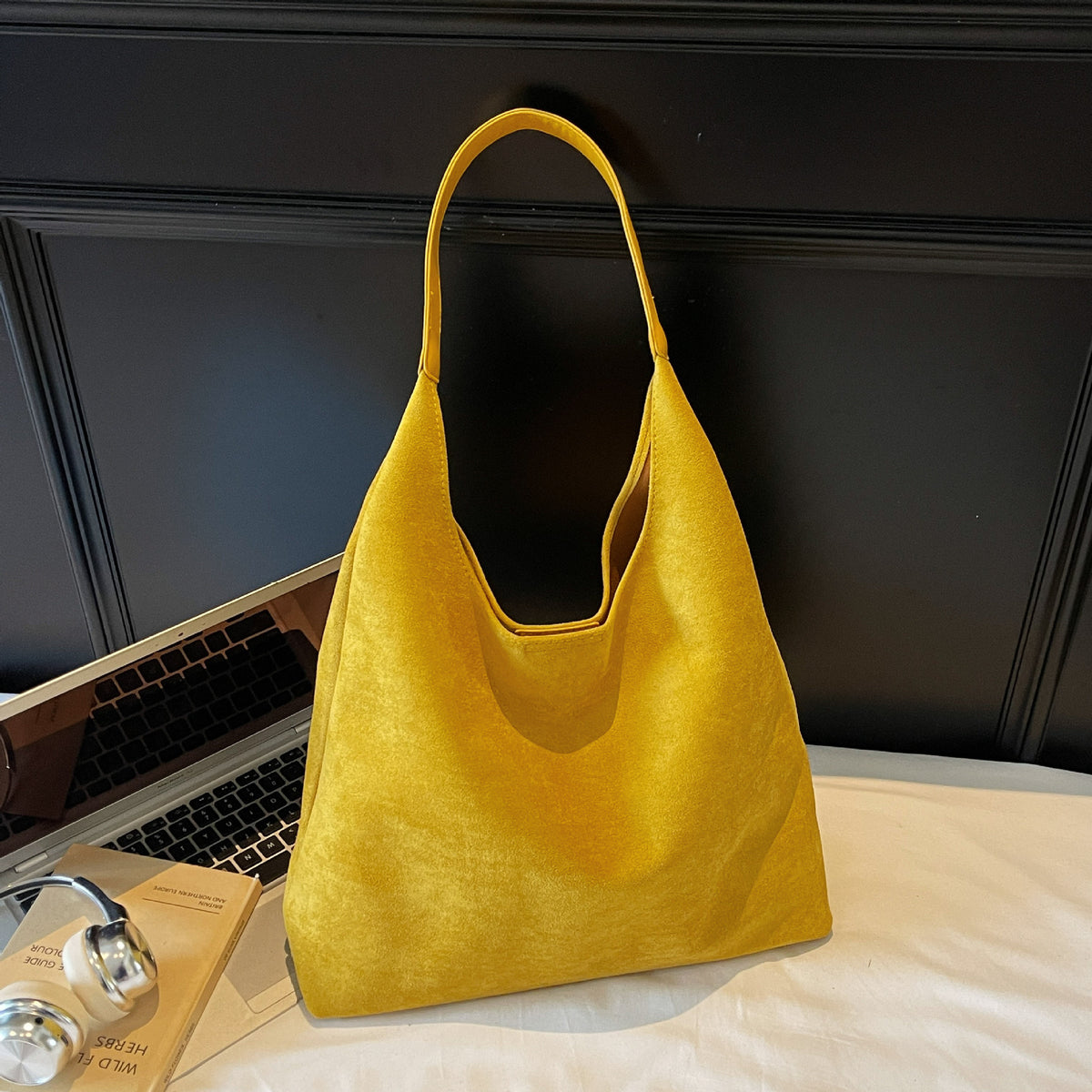 Women's Shoulder Bag in coffee color - product photo 14
