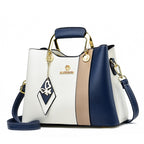 Women's Bucket Bag in white with blue - product photo 4