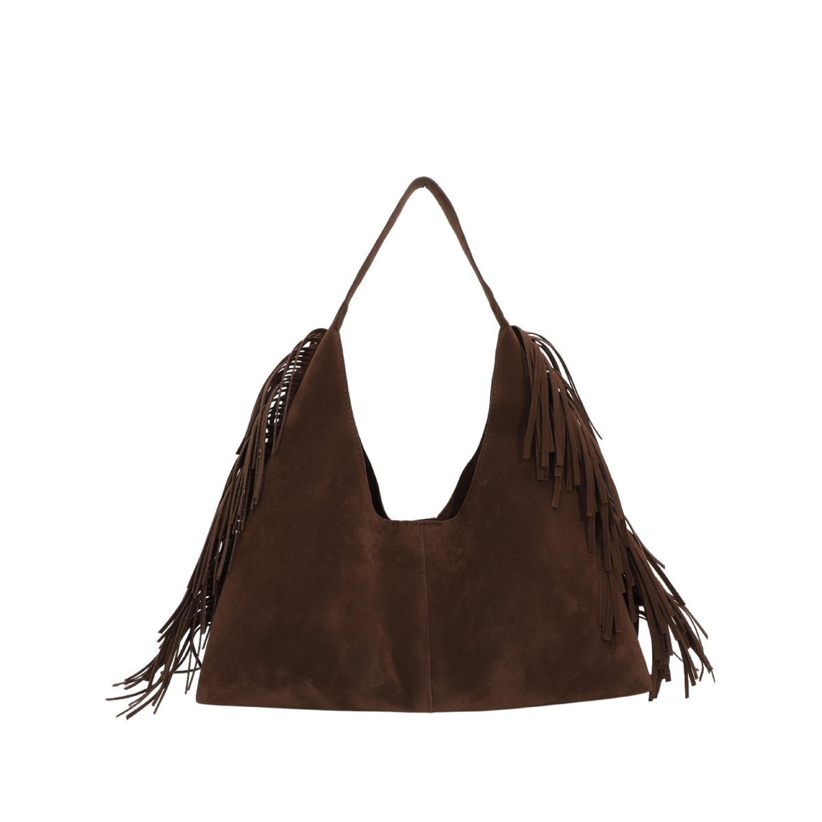 Women's Suede Tote Bag in black - product photo 7