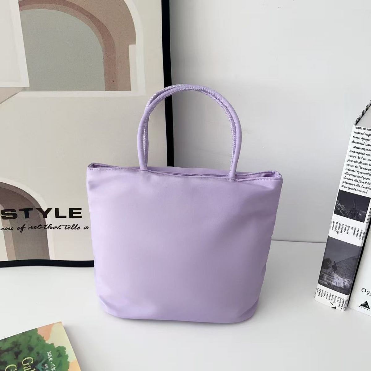 Women's Nylon Bucket Bag in pink - product photo 27