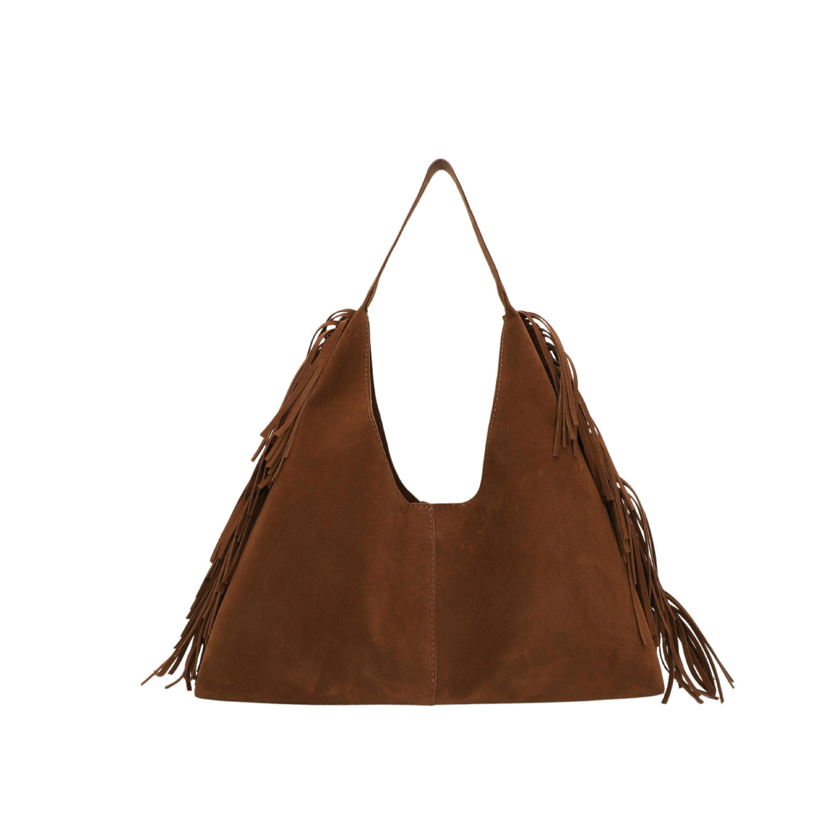 Women's Suede Tote Bag in black - product photo 8