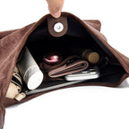 Suede Shoulder Bag with Inner Pocket - view 3