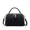 Women's Genuine Leather Handbag in black - product photo 6
