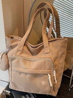 Women's Corduroy Tote Bag in black - product photo 5