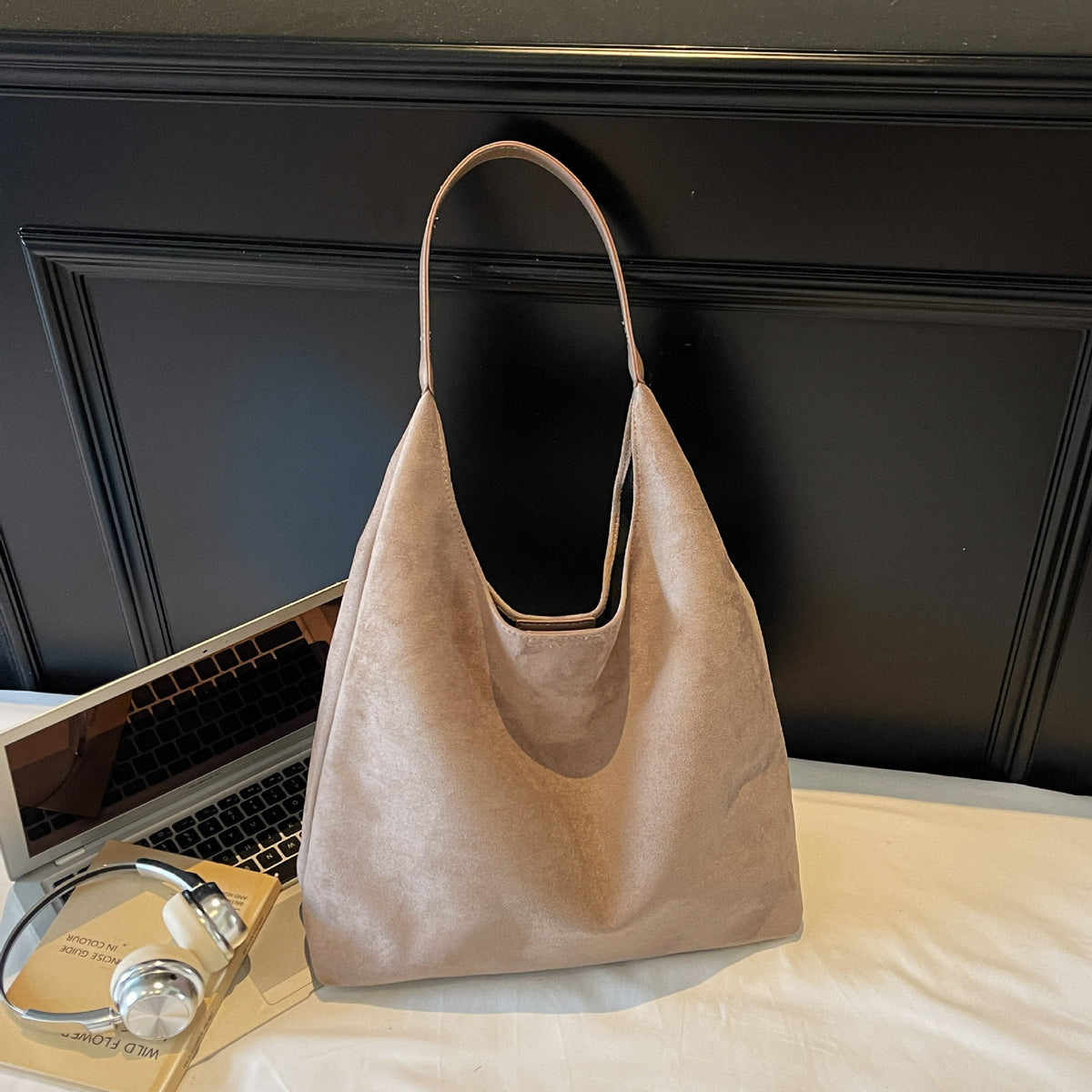 Women's Shoulder Bag in coffee color - product photo 12