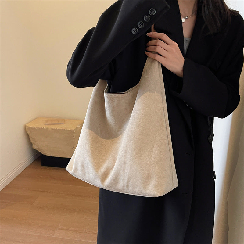 Women's Shoulder Bag in coffee color - product photo 10