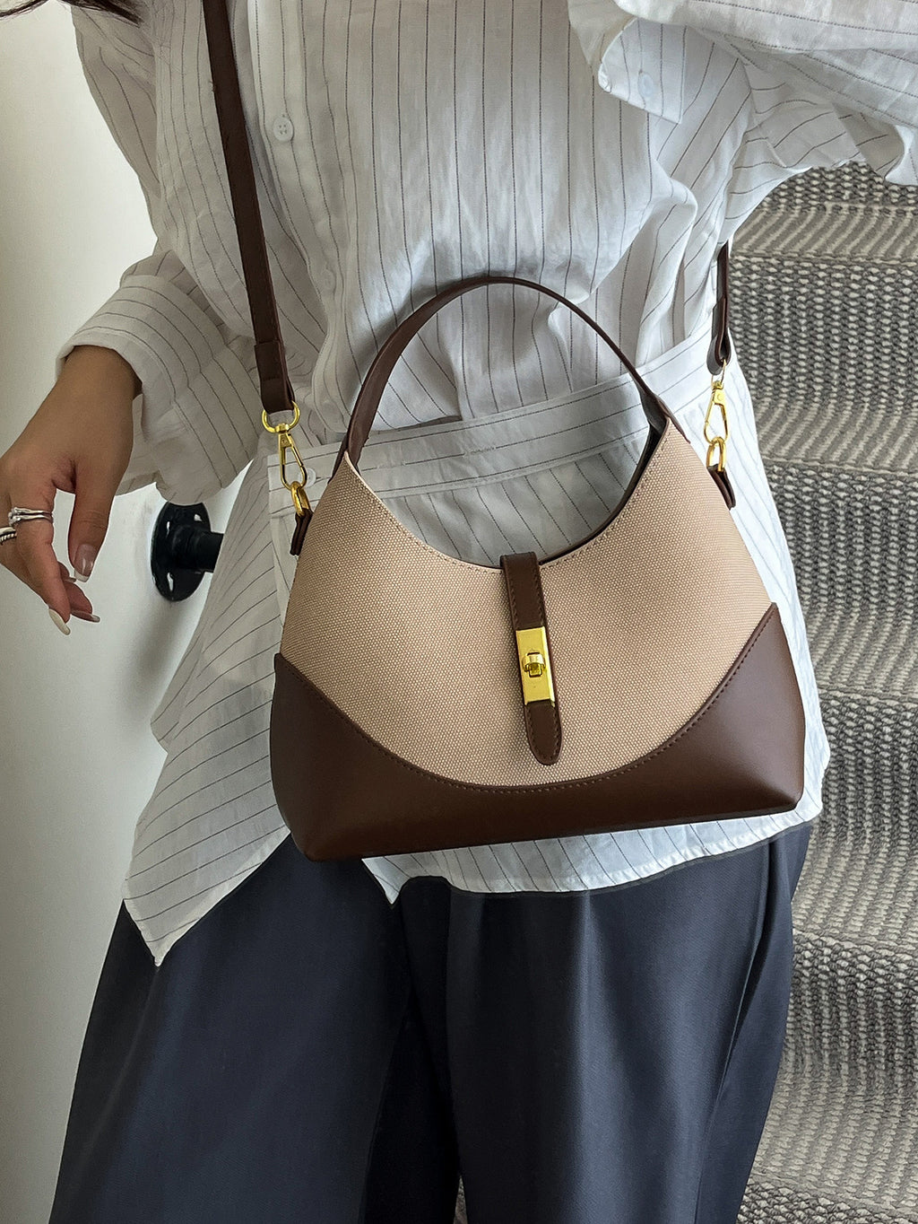 Women's Crossbody Bag in black - product photo 4