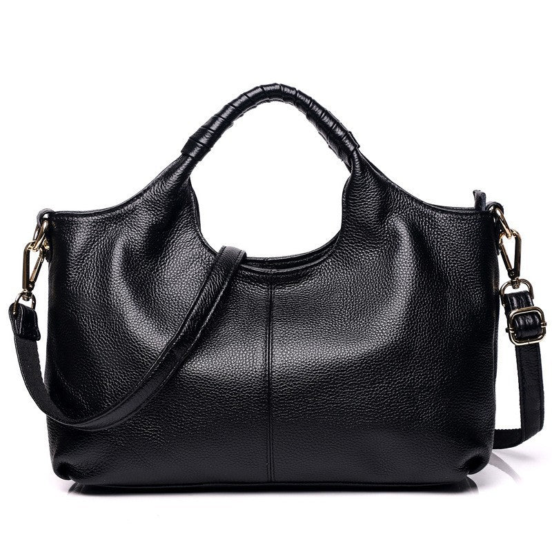 Women's PU Leather Crossbody Bag in black - product photo 5