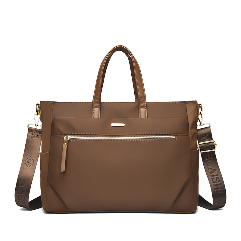 Women's Nylon Shoulder Bag in black - product photo 4