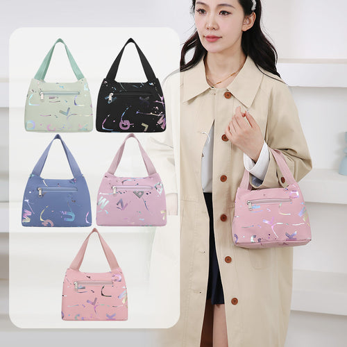 Women's Nylon Shoulder Bag in black - product photo 1