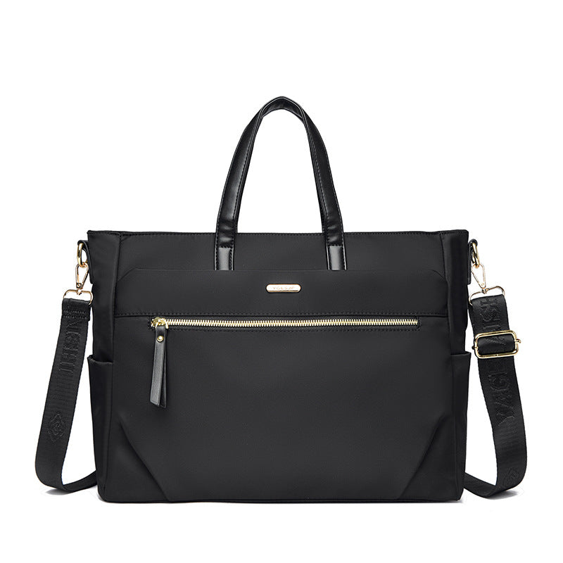 Women's Nylon Shoulder Bag in black - product photo 1