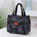 Women's Bag in black bear bento style - product photo 4