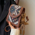 Women's Crossbody Bag in red without pendant - product photo 1
