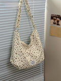 Women's Corduroy Crossbody Bag in cream white - product photo 6