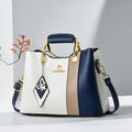 Women's Bucket Bag in white with blue - product photo 6