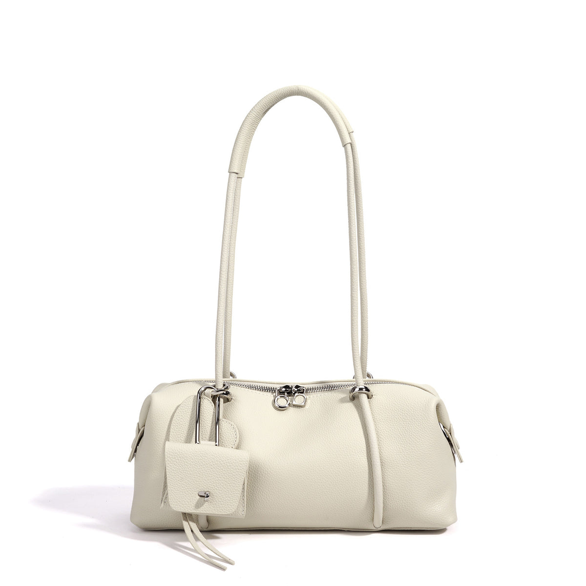 Women's Genuine Leather Shoulder Bag in sunset yellow - product photo 6