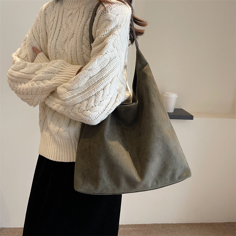Women's Shoulder Bag in coffee color - product photo 9