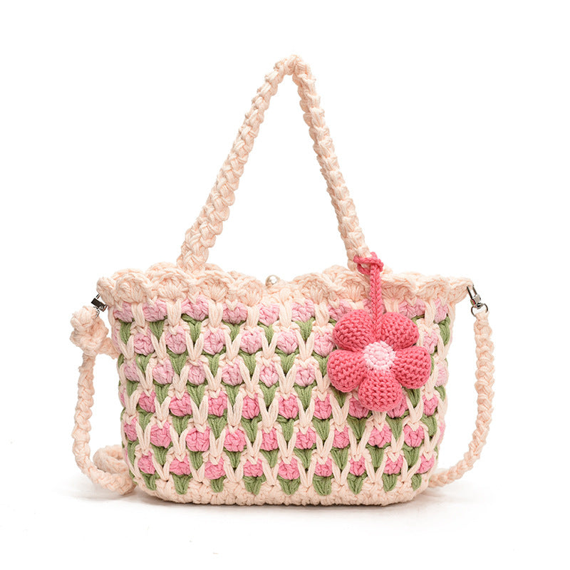 Women's Shoulder Bag in pink large - product photo 6