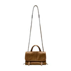 Women's Genuine Leather Crossbody Bag in elephant gray mini - product photo 6
