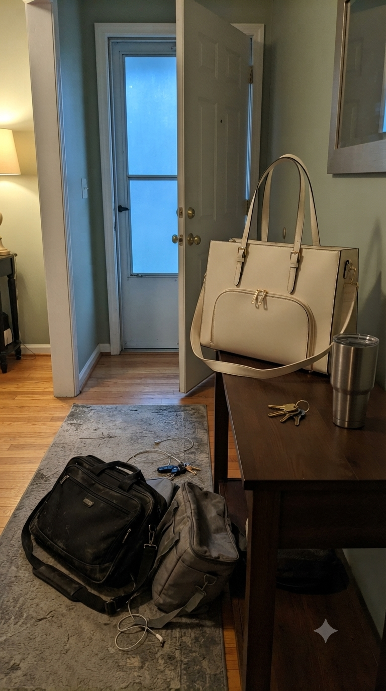 nouva Day Tote — The Work Bag That Eats Your Lunch (Literally)