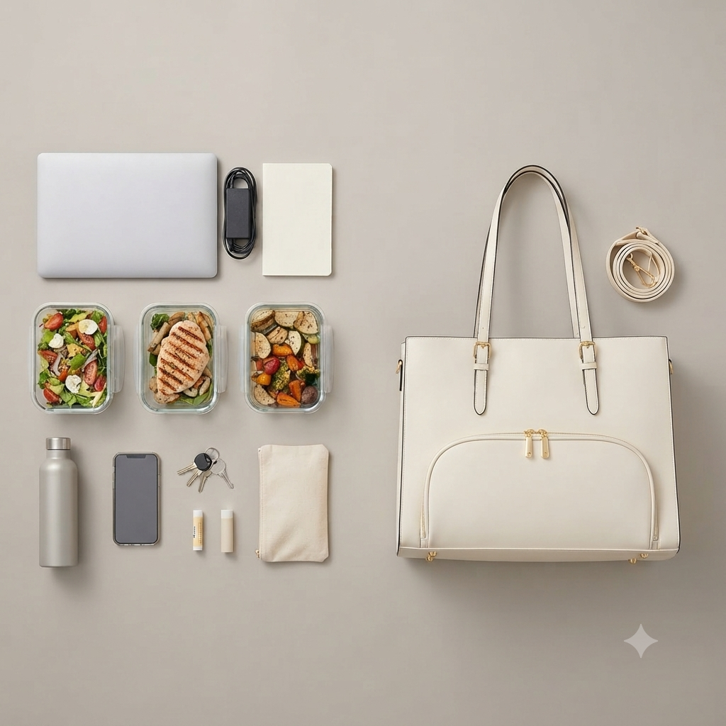 nouva Day Tote — The Work Bag That Eats Your Lunch (Literally)