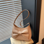 Women's PU Leather Crossbody Bag in red - product photo 2