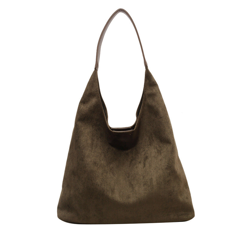 Women's Shoulder Bag in coffee color - product photo 4