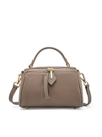 Women's Genuine Leather Handbag in black - product photo 2