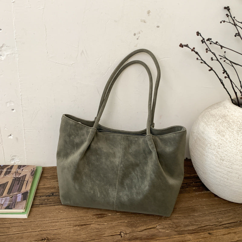 Women's Shoulder Bag in brown with pendant - product photo 11