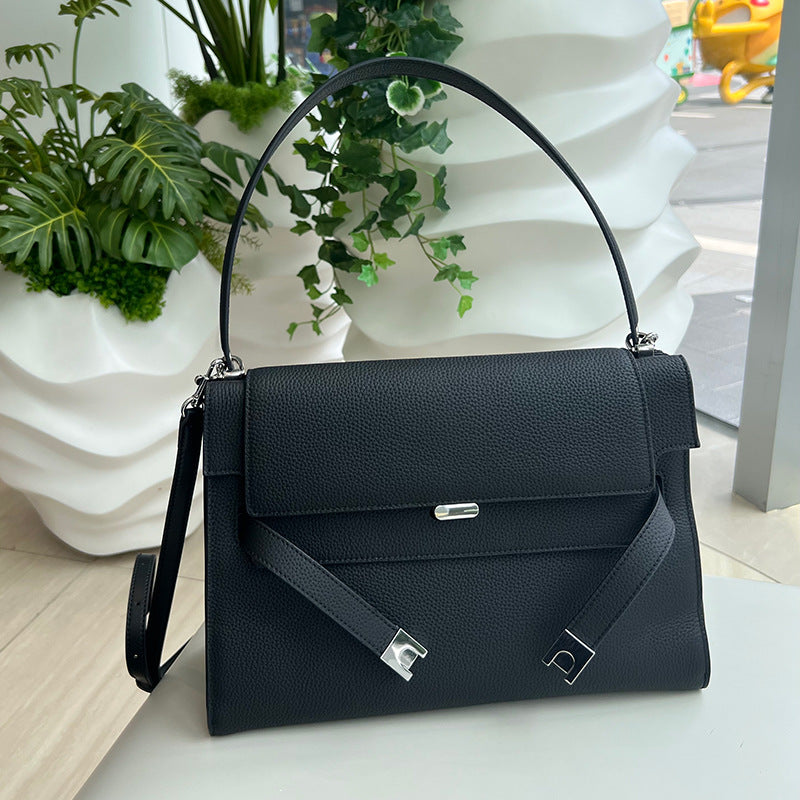 Retro Genuine Leather Handbag - view 7