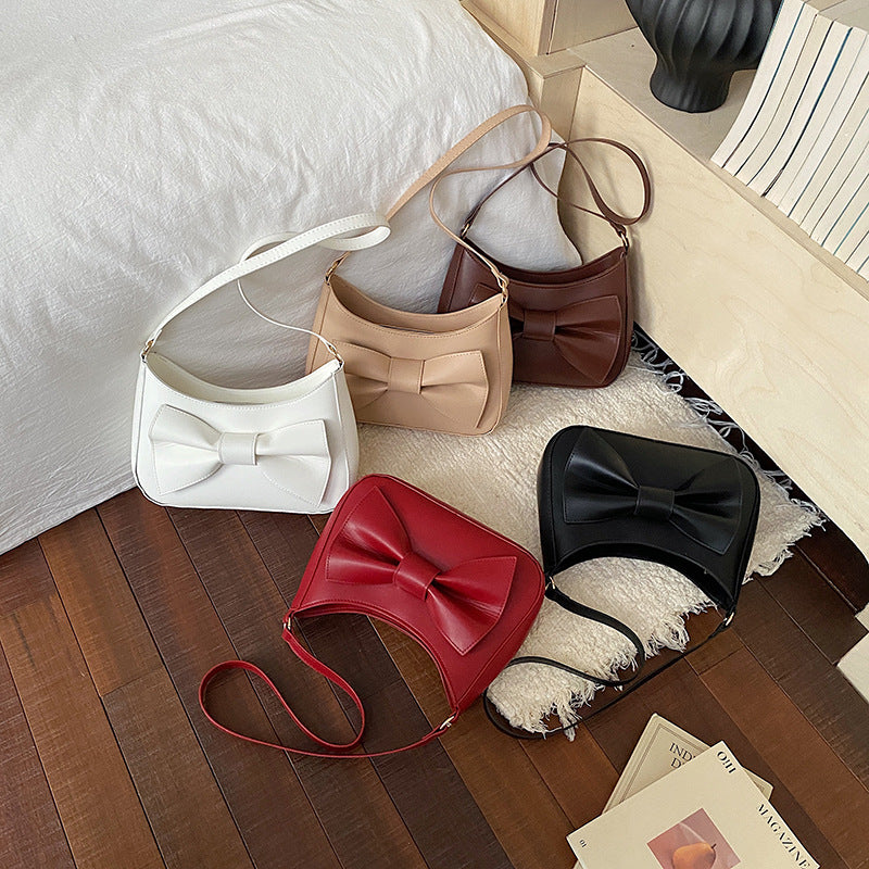 Women's PU Leather Crossbody Bag in red - product photo 5