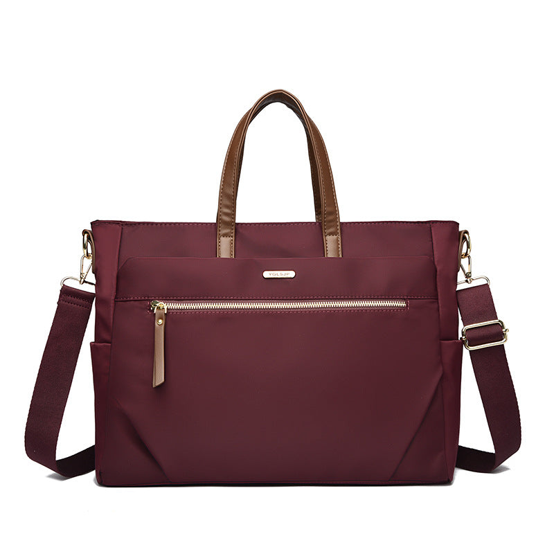 Women's Nylon Shoulder Bag in black - product photo 2