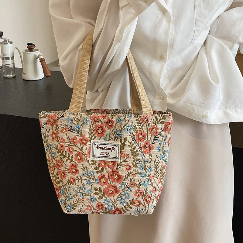 Women's Canvas Tote Bag in large blue - product photo 9