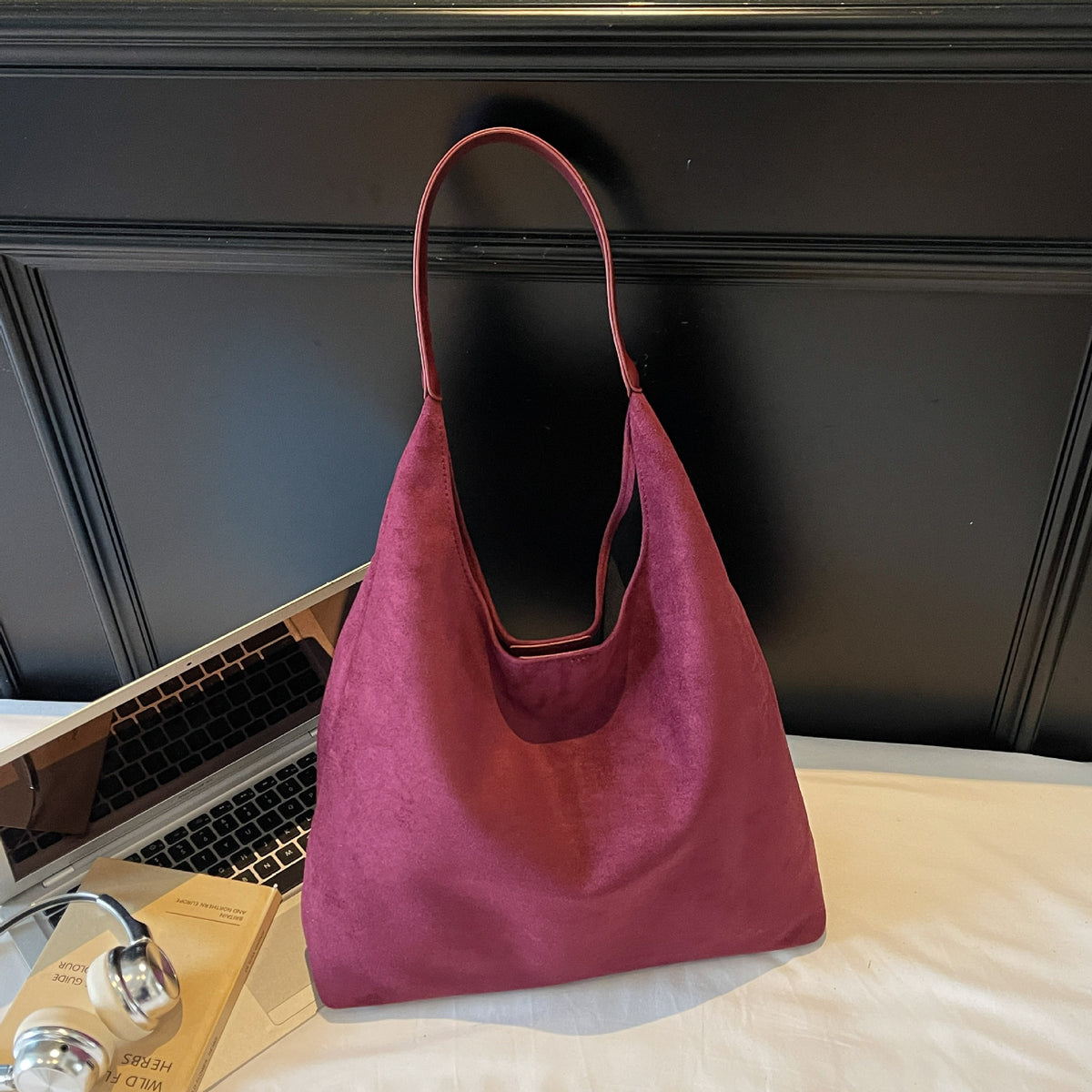 Women's Shoulder Bag in coffee color - product photo 11