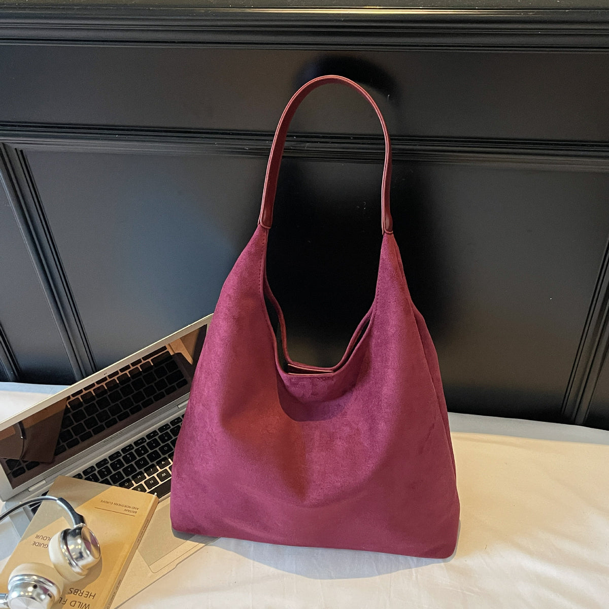 Women's Corduroy Tote Bag in brown - product photo 1