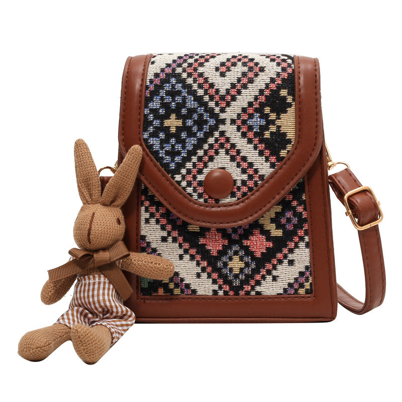 Women's Crossbody Bag in red without pendant - product photo 3