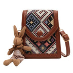 Women's Crossbody Bag in red without pendant - product photo 3