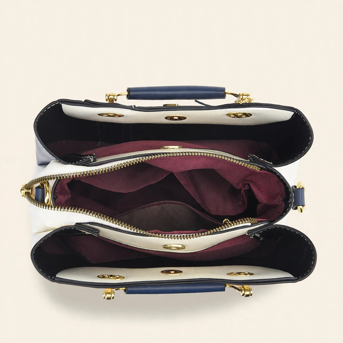 Women's Contrast-Color Bucket Bag - view 16