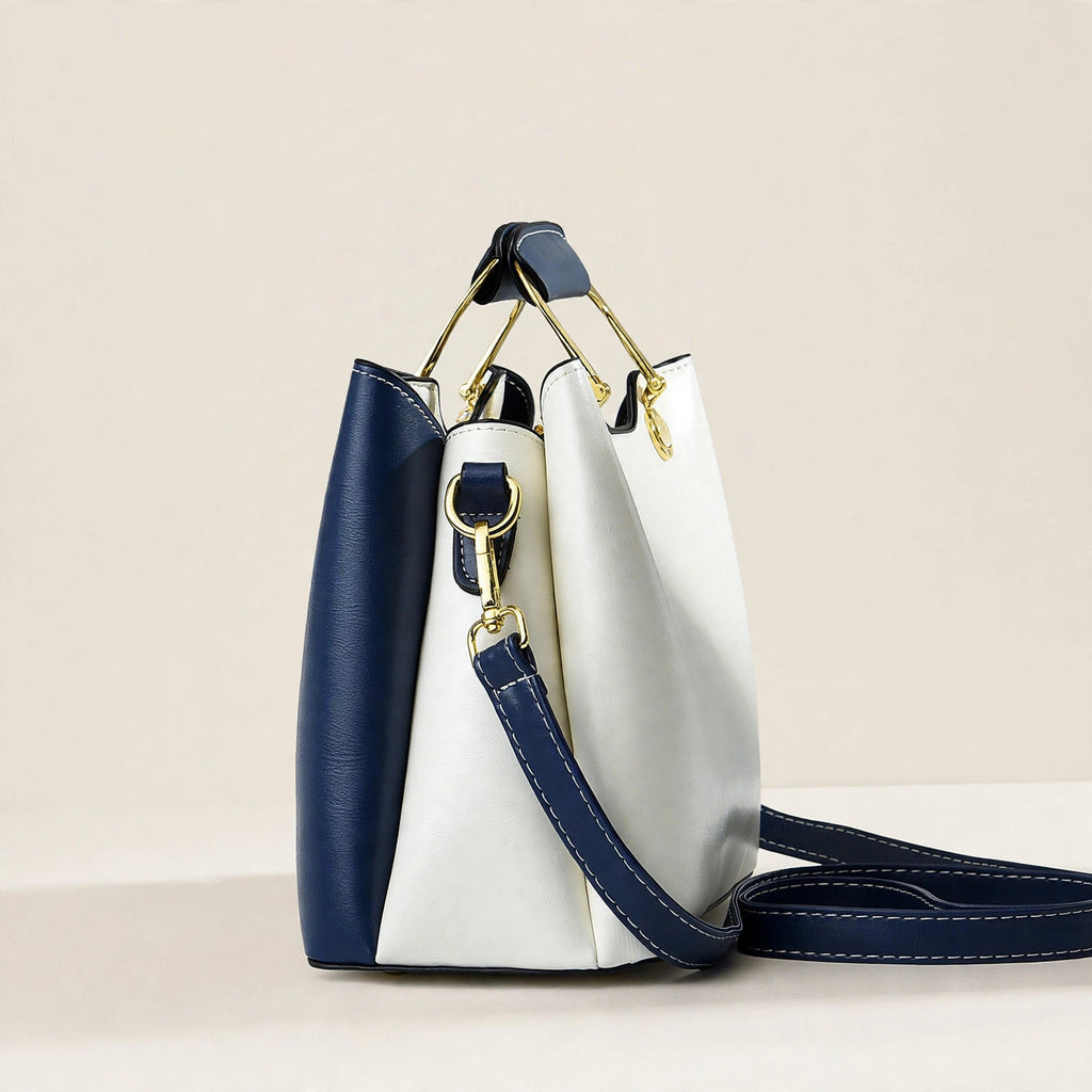Women's Contrast-Color Bucket Bag - view 18
