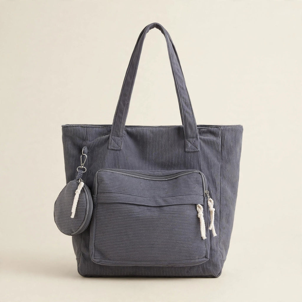 Vintage Minimalist Shoulder Tote Bag - view 13