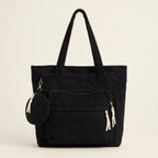 Vintage Minimalist Shoulder Tote Bag - view 14